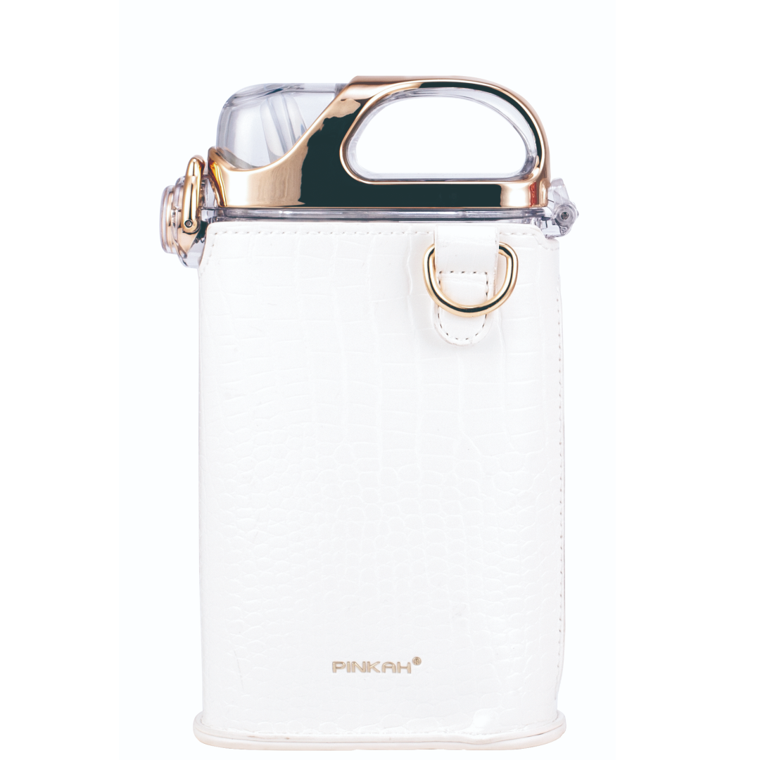 Cindy Leather Sleeve Water Bottle - Avinyaa Australia
