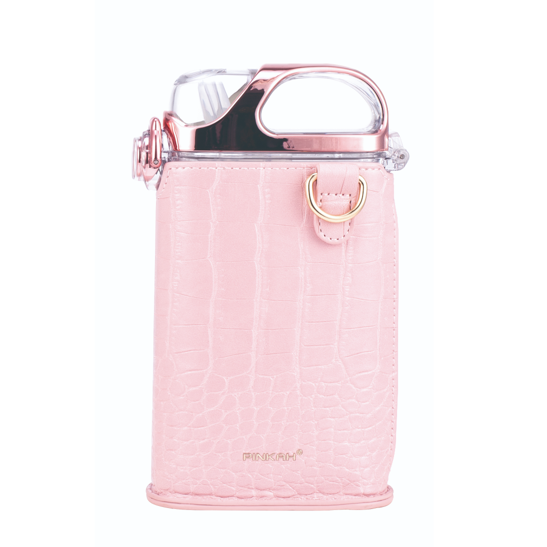 Cindy Leather Sleeve Water Bottle - Avinyaa Australia